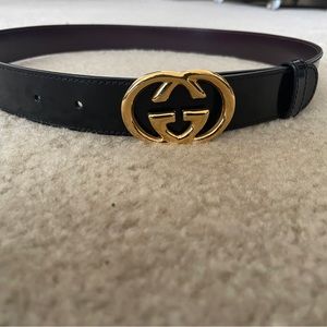 Women’s Vintage Gucci Black Belt